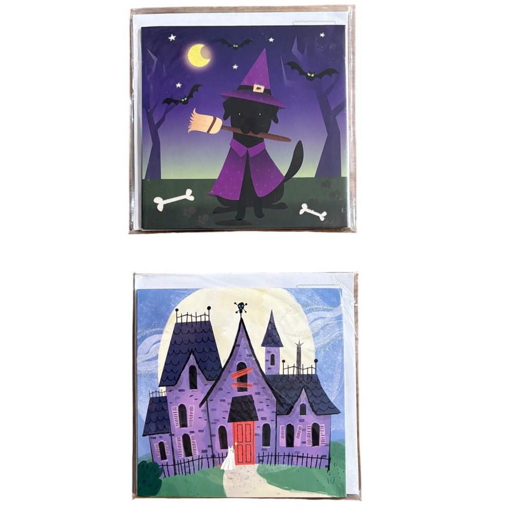 2 Up With Paper Treasures Pop‎ Up Greeting Card Howloween Dogs Halloween Card